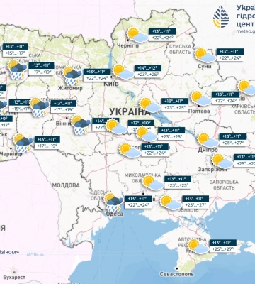 Де чекати грозові дощі, а де сонячну погоду: прогноз від Наталки Діденко на 23 травня