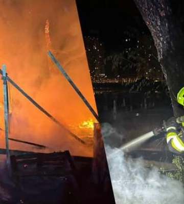 В одному з районів Києва впали уламки ворожих дронів (оновлено)