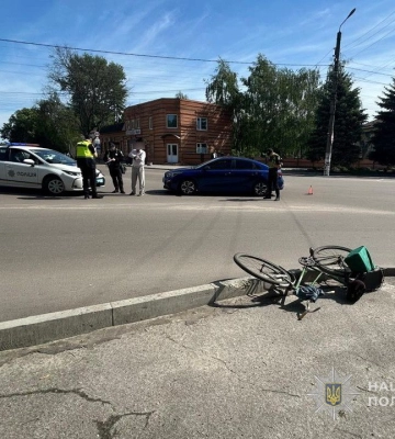 В Охтирці 22-річний молодик збив 85-річного велосипедиста
