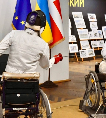 У Луцьку відбулися змагання з фехтування на кріслах колісних