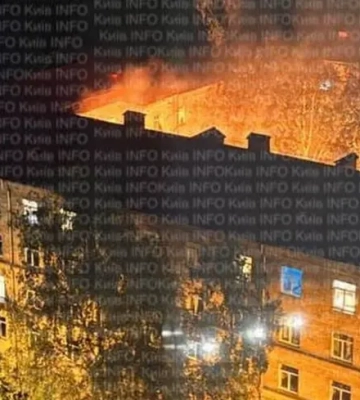 Массированные обстрелы Киева: пожары вспыхнули сразу в нескольких районах