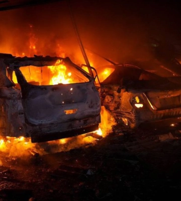 Унаслідок ворожої атаки на Одещині виникли пожежі