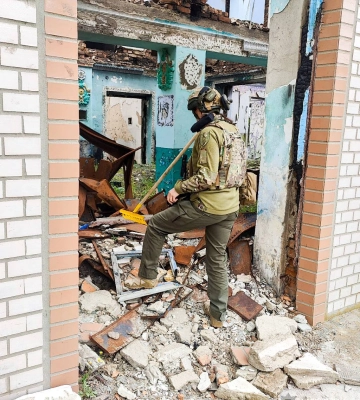 Рівненські вибухотехніки продовжують розміновувати Херсонщину