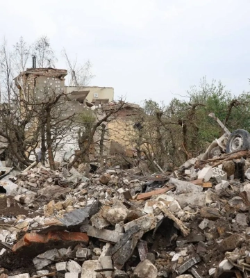 На місці одного з влучань в Харкові пожежа - мер