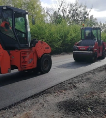 На автодорозі Лубни-Миргород-Опішня проводять ремонт На автодорозі Лубни-Миргород-Опішня проводять ремонт