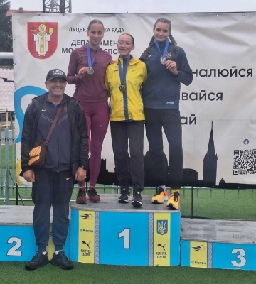 Юна легкоатлетка з Рівненщини виборола золото на чемпіонаті України