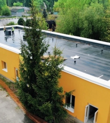 На Чернігівщині відбудовують шкільну їдальню