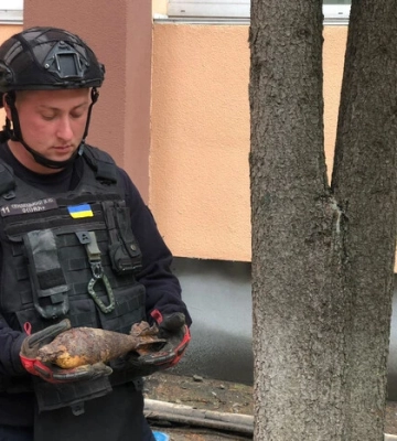 На території дитячого садочку у столиці виявлено мінометну міну часів Другої світової