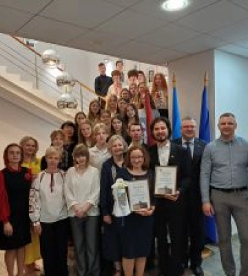 У Києві відбулася зустріч юних музикантів з Чернігівщини з латвійським піаністом Андреєм Осокіним