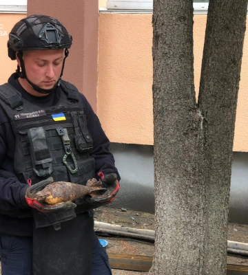 На території дитячого садочку у столиці виявлено мінометну міну часів Другої світової