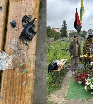У Рівному вандали понівечили могилу військового й журналіста Давидюка