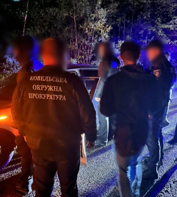 На Волині повідомлено про підозру затриманому на гарячому переправнику ухилянтів
