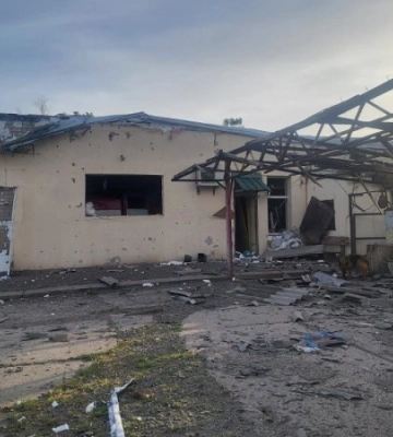 На Запоріжжі російський обстріл пошкодив пожежно-рятувальну частину