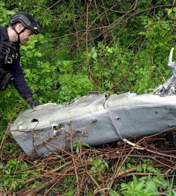 Последствия атаки РФ: на Киевщине нашли остатки вражеской ракеты Х-101 