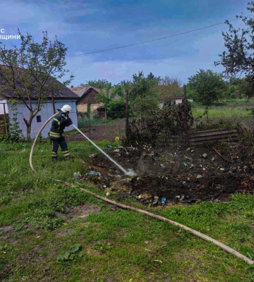 На Конотопщині вогнеборці ліквідували загоряння в житловому секторі