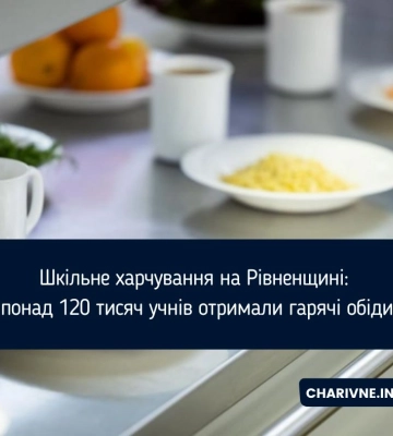 Шкільне харчування на Рівненщині: понад 120 тисяч учнів отримали гарячі обіди
