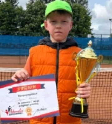 Юний тенісист із Рівного виграв всеукраїнські змагання