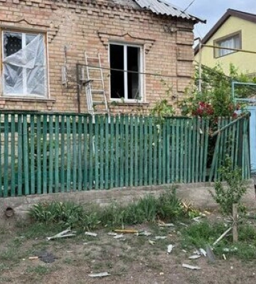 Одна людина постраждала внаслідок російських обстрілів Дніпропетровщини. ФОТОрепортаж