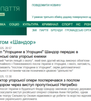 Скандал: "Закарпаття онлайн" під російським контролем? Чому дискредитують посла України в Угорщині?