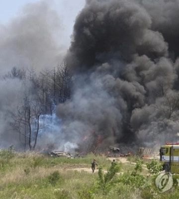 У Південній Кореї розбився військовий літак