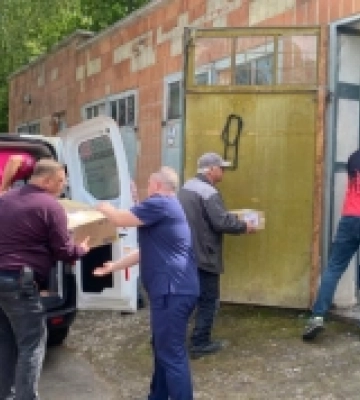 Делегація з Ессена доставила у Рівне медичний і гуманітарний вантаж