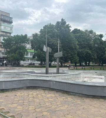 У центрі Шостки працюватиме один фонтан, інший – законсервують