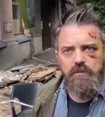 Балкон 120-річного будинку в Києві обвалився на громадянина США