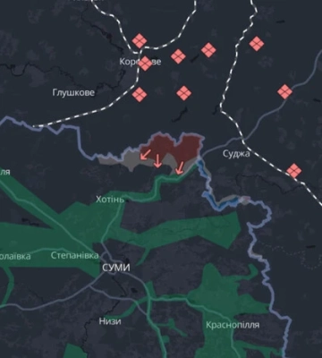 ОВА: на Сумщині активні бої тривають поблизу населених пунктів двох громад