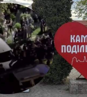 Сотня людей и порезанные шины: в Каменце-Подольском возникла массовая стычка между гражданскими и ТЦК