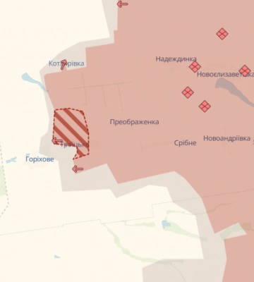 Российские войска оккупировали два села в Донецкой области: одно из них возле границы с Днепропетровщиной – DeepState