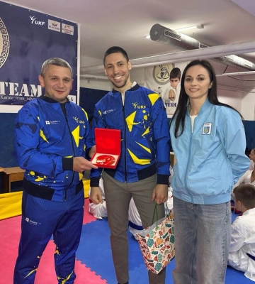 Мецената Василя Костюка відзначили символічним &quot;золотом&quot; за внесок у розвиток карате