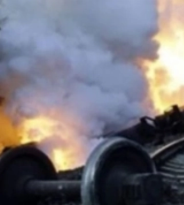 На залізниці під Мелітополем підірвали військовий потяг російських загарбників