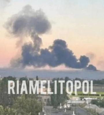 Под Мелитополем взорван военный поезд оккупантов, оккупанты заявили о сбитии ракет и беспилотников