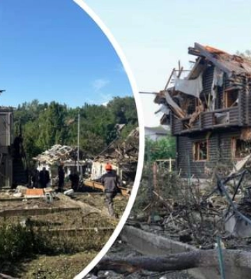 Россия ударила по Запорожью семью &quot;шахедами&quot; – фото, видео