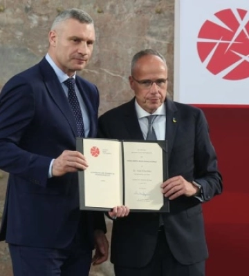 Кличка відзначили премією за права людини імені Франца Верфеля