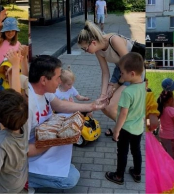 Мелітопольський пряник — до серця дитини: родина підприємців з Мелітополя влаштувала у Запоріжжі свято дитинства (фото, відео) Мелітопольський пряник — до серця дитини: родина підприємців з Мелітополя влаштувала у Запоріжжі свято дитинства (фото, відео)