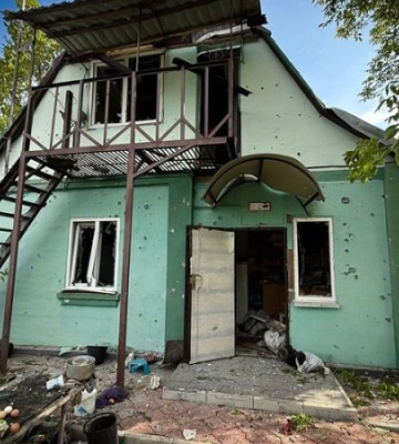 На Київщині внаслідок атаки російських "шахедів" пошкоджено 5 приватних будинків