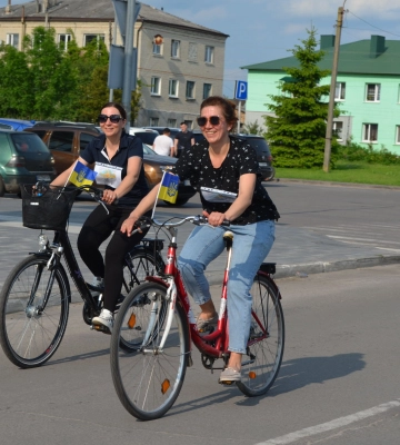 У місті на Волині вдруге провели благодійний велозаїзд на підтримку ЗСУ