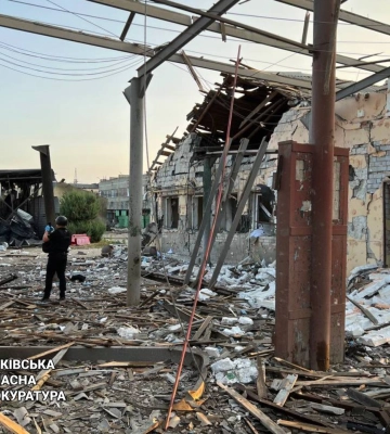 Дві російські ракети в Харкові – поруч зі школою та житловими будинками 