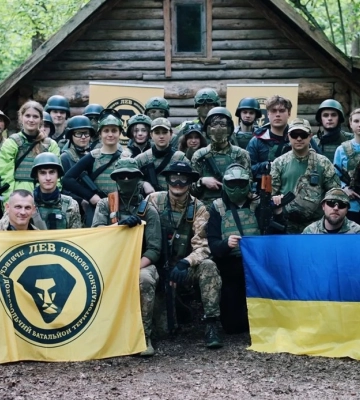 Студенти «Львівської політехніки» вишколювалися з добровольчим формуванням «ЛЕВ»