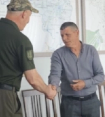 На Волині колишнього воїна нагородили медаллю