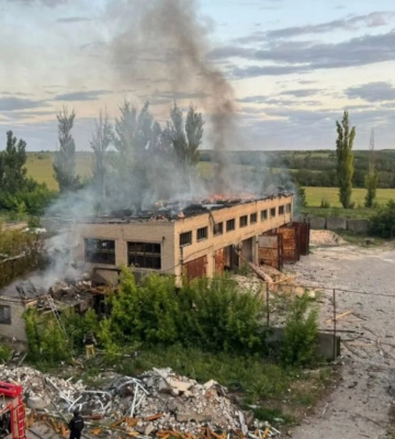 Российские дроны атакуют Дружковку на Константиновском направлении