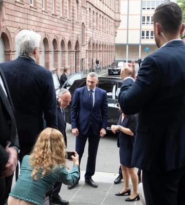 Кличко отримав премію за захист прав людини та зустрівся з міністром оборони Німеччини Пісторіусом
