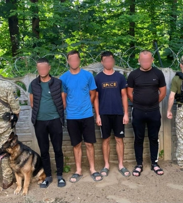 Чотирьох мешканців Рівненщини затримали біля кордону зі Словаччиною