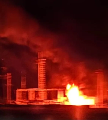 Після атаки дронів Мелітополь залишився без світла (ВІДЕО)