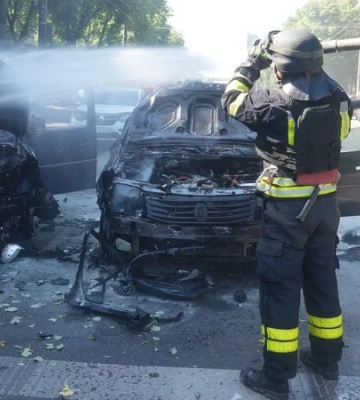 рф вдарила по центру Сум з РСЗВ. 20 постраждалих, 3 загиблих, у місті п’ять влучань, пошкоджено лікарню