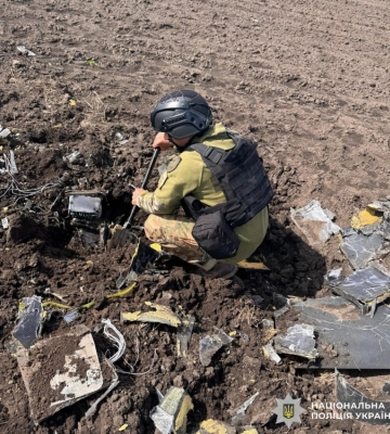 На Кіровоградщині знешкодили термобаричну бойову частину шахеда