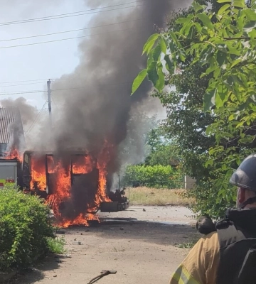 Росіяни знову атакували рятувальників на Запоріжжі