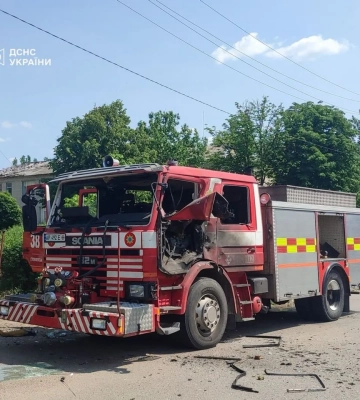 Росіяни знову атакували рятувальників на Запоріжжі