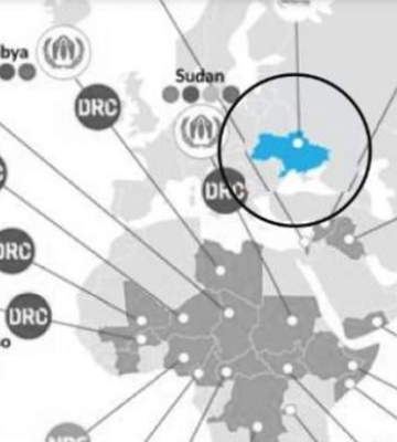 На международной встрече в Женеве показали карту Украины без Крыма